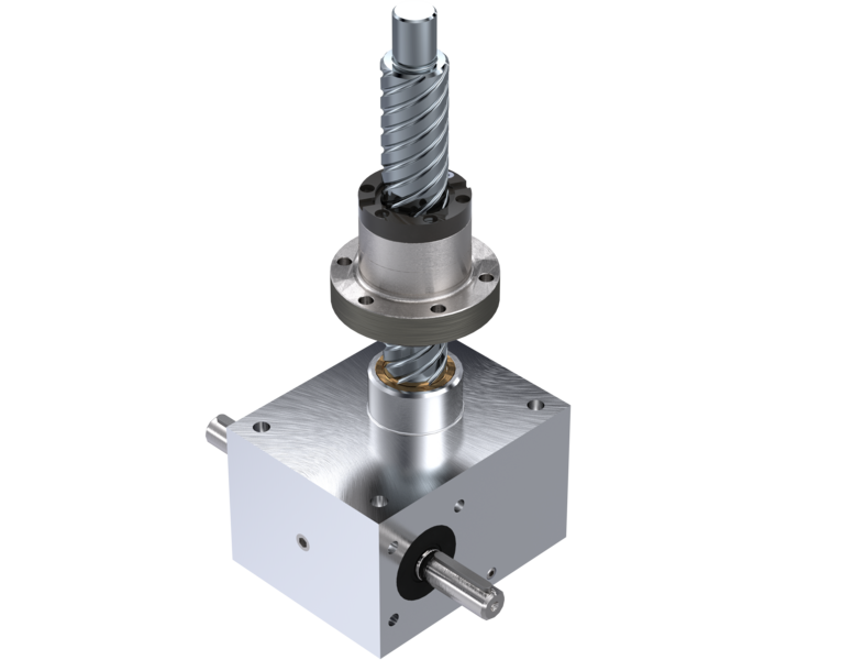 Spindelhubgetriebe der M/J-Serie in der Bauart R mit rotierender Spindel