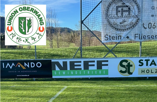 Sponsoring Union Oberwang Fußball