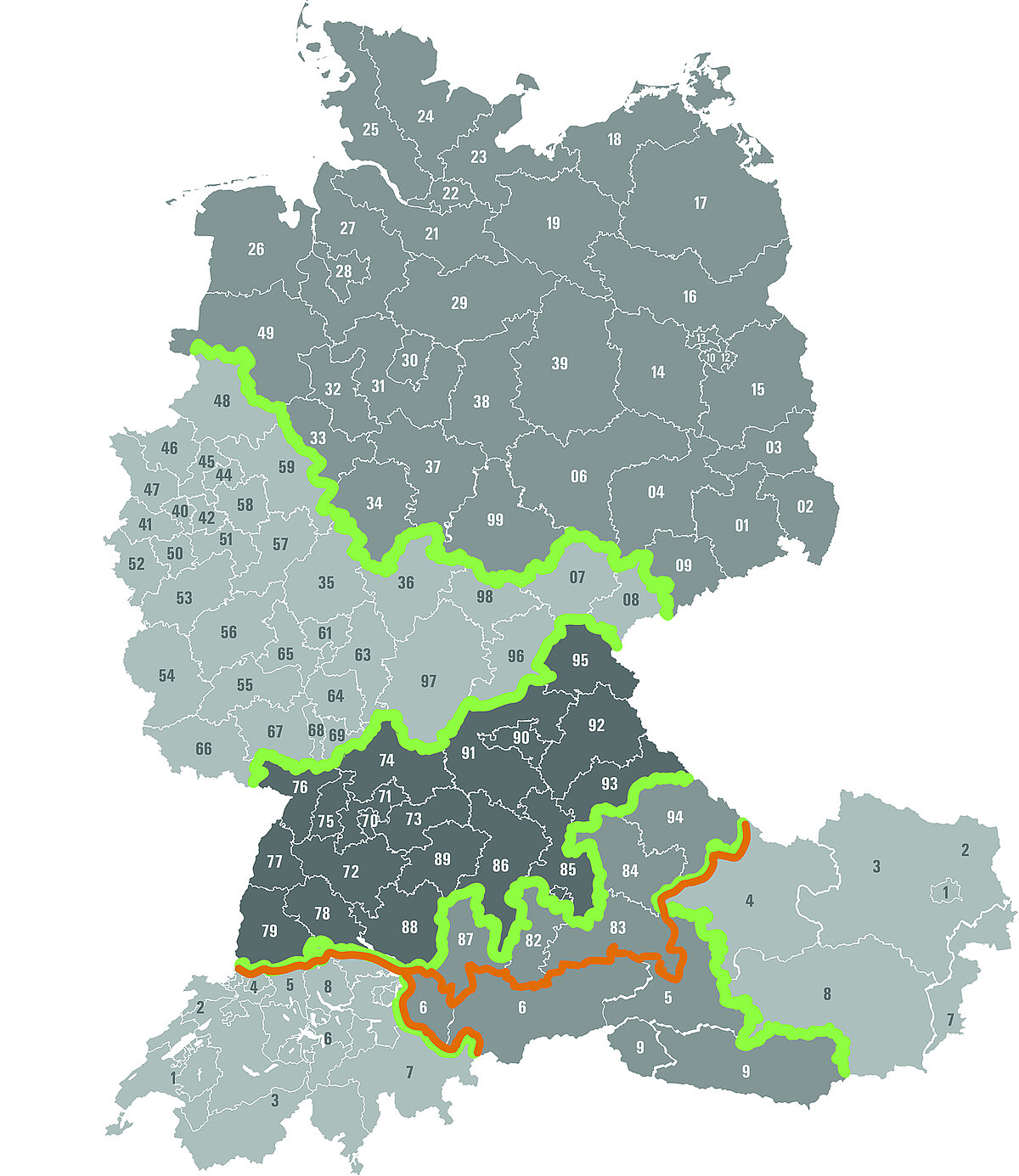 Bild: NEFF Map mit Schweiz