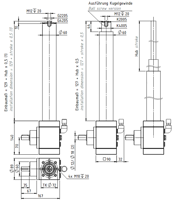 S-TEG mit Schnellhubgetriebe G1