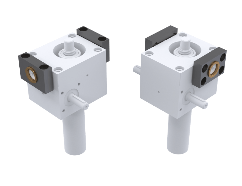 Kardanlagerbock KLB und Kardanlagerflansch KLF kombiniert mit Kardanadapter KA-ZL und KA-ZQ